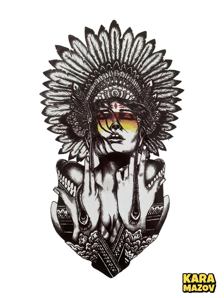 Temporary Stickers for Body Long Lasting One Size чёрный