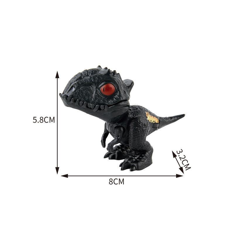 Jurassic Finger Dinosaurier Triceratops Tyrannosaurus Modell Spielzeug für Kinder Kreative Fingerbeißende Dinosaurier Interaktives Spielzeug Junge Geschenk