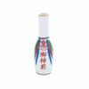 Shinto Shrine Village Shinto Shrine Accessories, Nishiki Sake Bottle, Slim, 4-inch, Sacred Sake, Sake, Japanese Sake, 1 Bottle, Ceramic, White, Tokkur