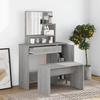 VidaXL Vanity Set Makeup Table Stool Vanity Table Bedroom Furniture Interior Sonoma 3114153