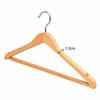 Durable Wood Hangers Swivel Hook Non-Slip Coat Hangers New Wooden Clothes Hangers  For Shirts