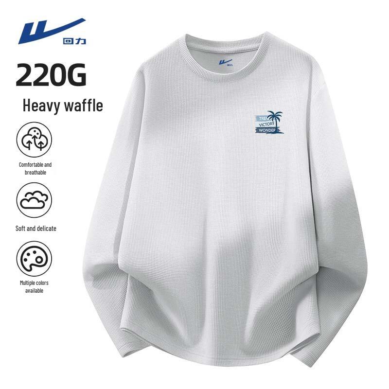 Warrior Men s Loose Fit Waffle Long Sleeve T-Shirt 4XL