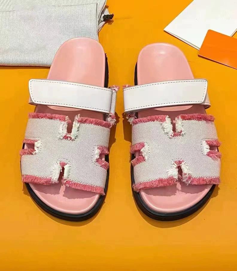 Second uncle slippers women's summer wear 2025 new Velcro platform fashionable sandals Internet celebrity beach cool slippers women