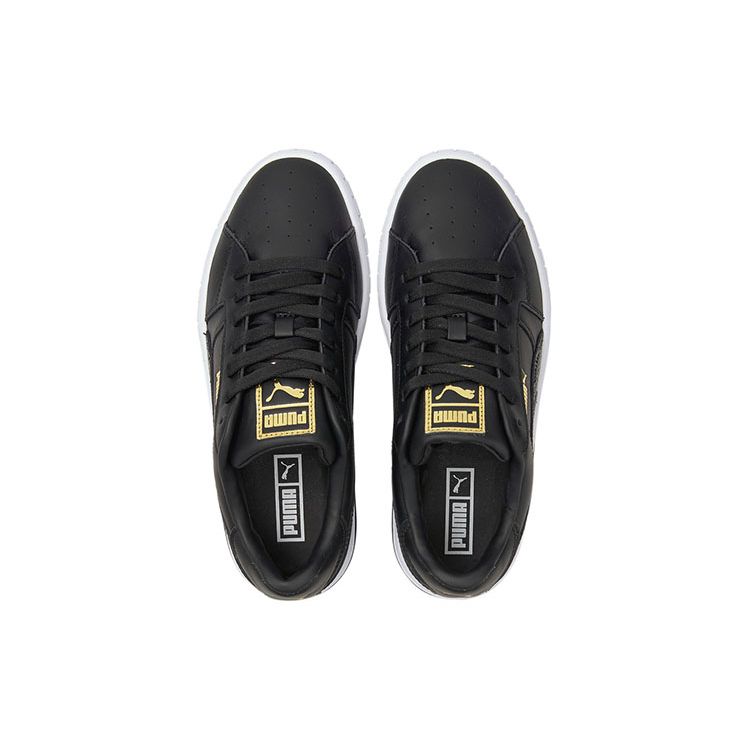 Puma Cali Star Snake Synthetic Leather Casual Lightweight Low Top Sneakers Women Sneakers Black White 380629-02