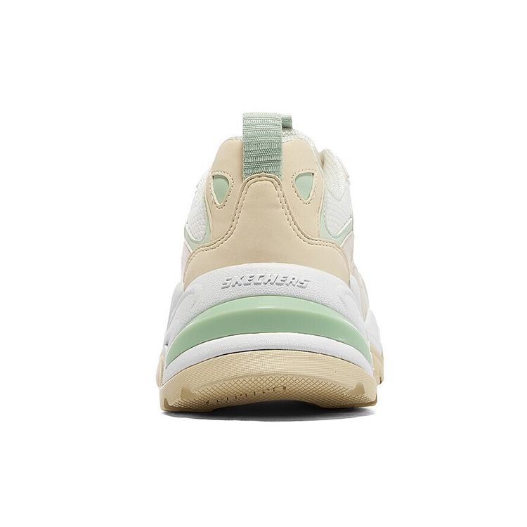Skechers Stamina V2 Mesh Synthetic Leather Casual Retro Low-Top Dad Shoes Women Sneaker Natural 149909-NMLT