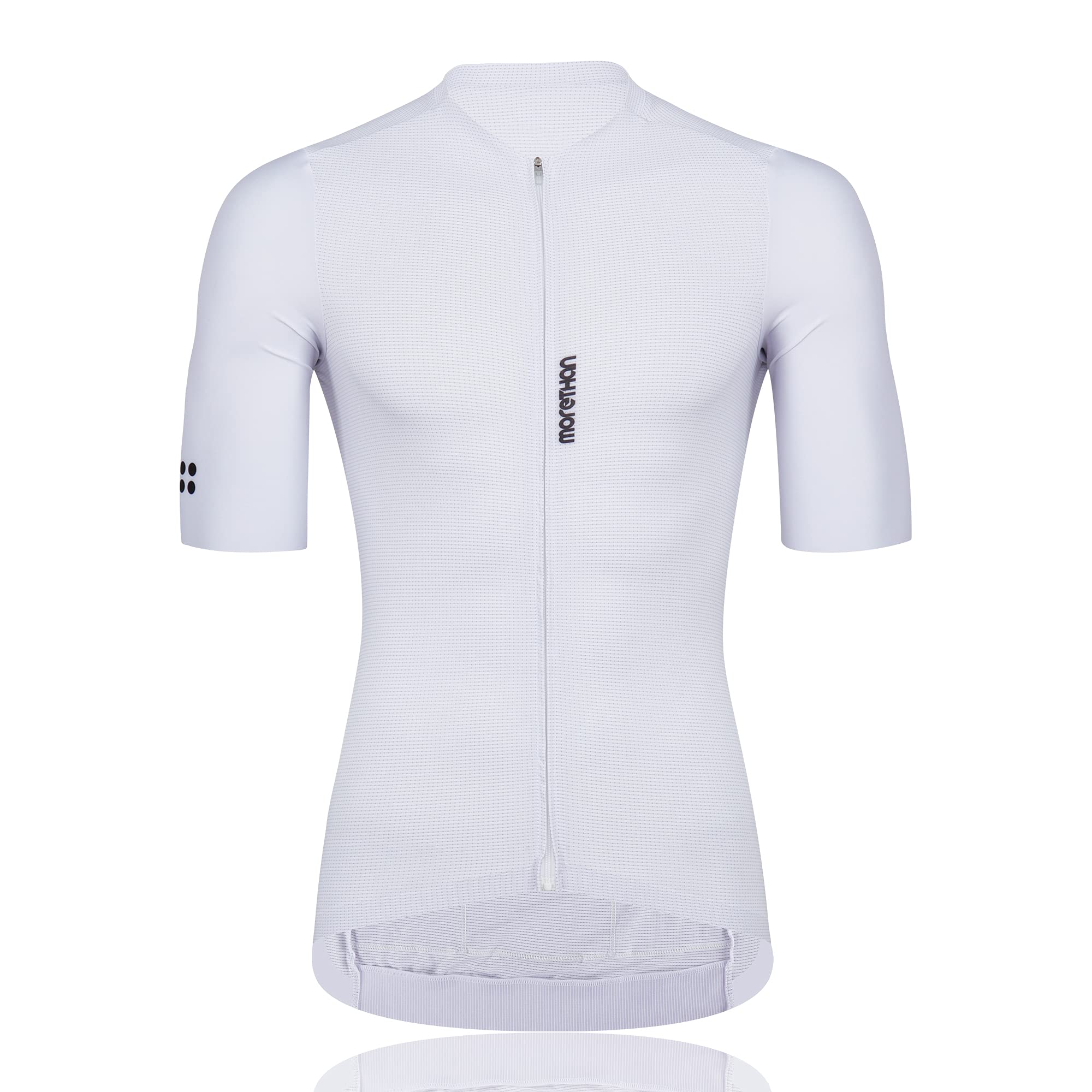 

Веломайка Morethan с коротким рукавом из углеродного волокна, размер S, мужская (HVP-021), Белый, белый