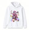 Kids Boys Girls Pullover Hoodie, Funny Cartoon Jester Characters Print Casual Warm Hooded Sweatshirt for Children