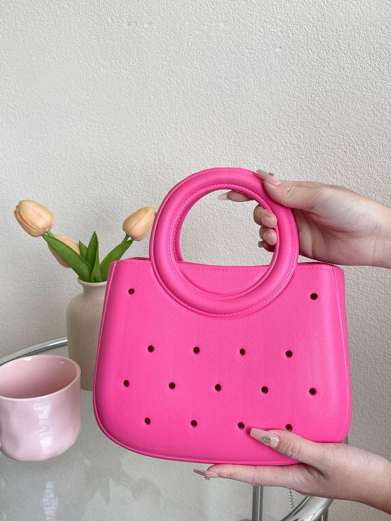 EVA Ultraleichte DIY Lochhandtasche - Trendige Strandtasche für Damen