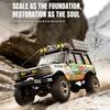 1:18 Scale RC Crawler, 2.4GHz Full Proportional Remote Control Off Road Car, RC Truck with LED Lights