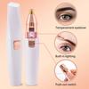 2 in 1 Rechargeable Eyebrow Hair Remover Painless Electric Lip Trimmer Facial Hair Shaver