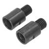 2Pcs Thread Adapter Thread Conversion Adapter 5 8in to M14 M14 to 5 8in for Lathe Drill