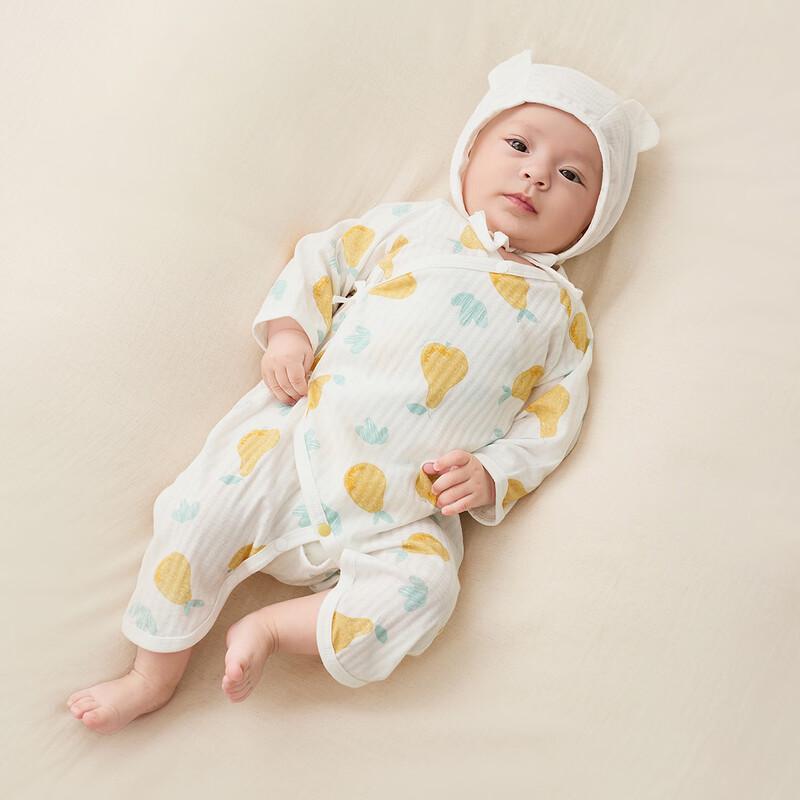 TONGTAI Newborn Baby Pure Cotton Butterfly Bodysuit