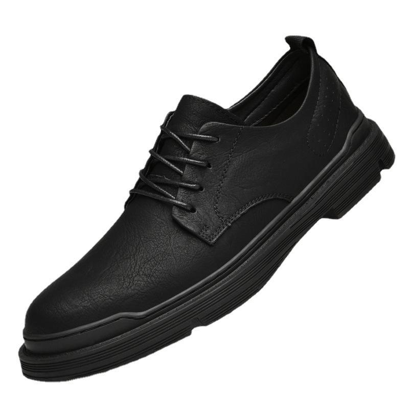 Men's Cowhide Leather Casual Work Shoes - New Formal Business Style