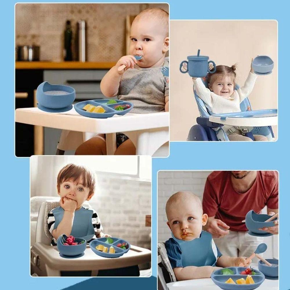 Strong Suction Baby Meal Set Eating Training Baby Feeding Bowl  For Infant