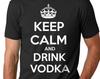 Funny Party T-Shirt Keep Calm And Drink Vodka T-shirt Pub Tee Gift For Friends