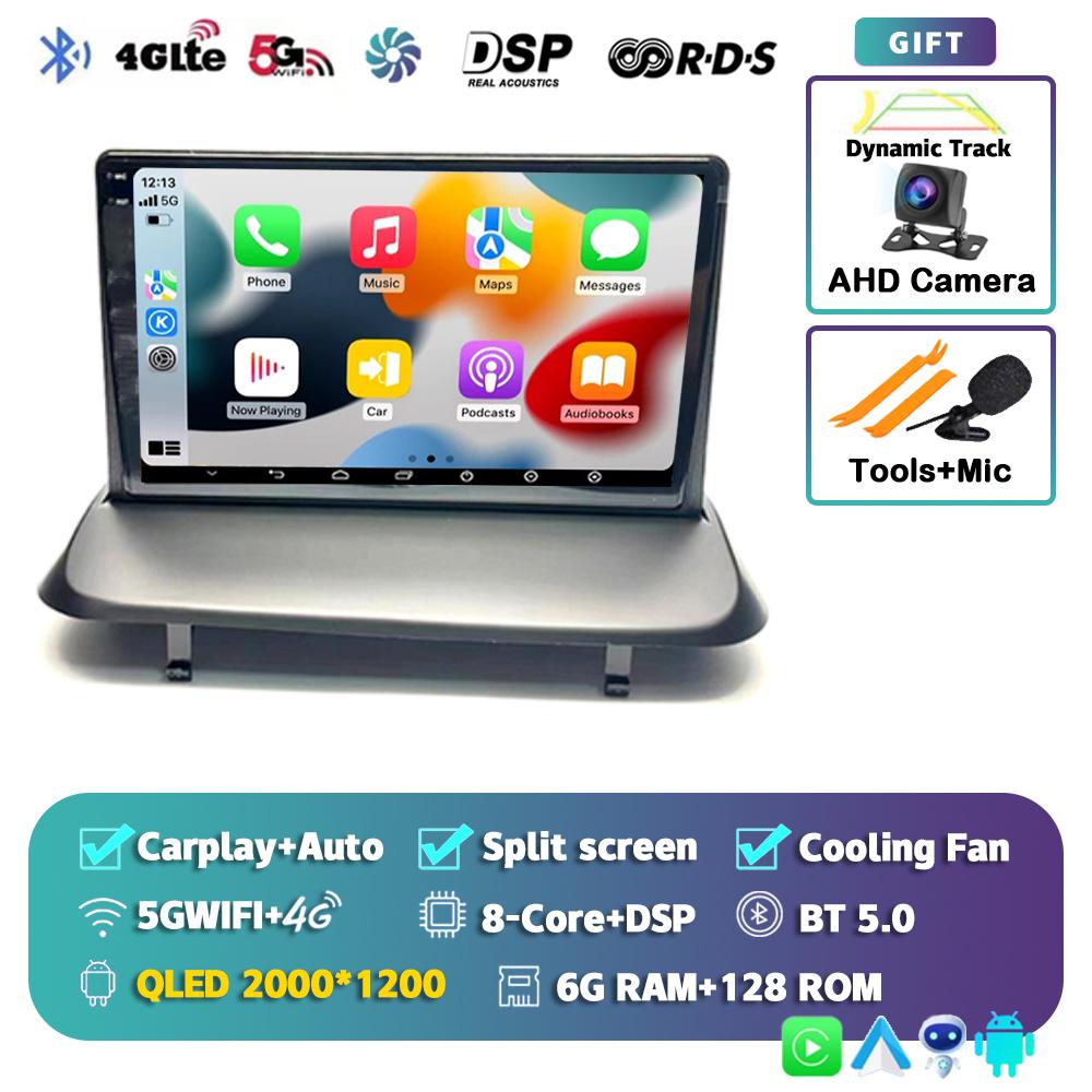 Android 14 Wireless Carplay Auto Car Radio For Peugeot 5008 3008 2009-2015 Audio GPS Navigation Multimedia Video Player Stereo