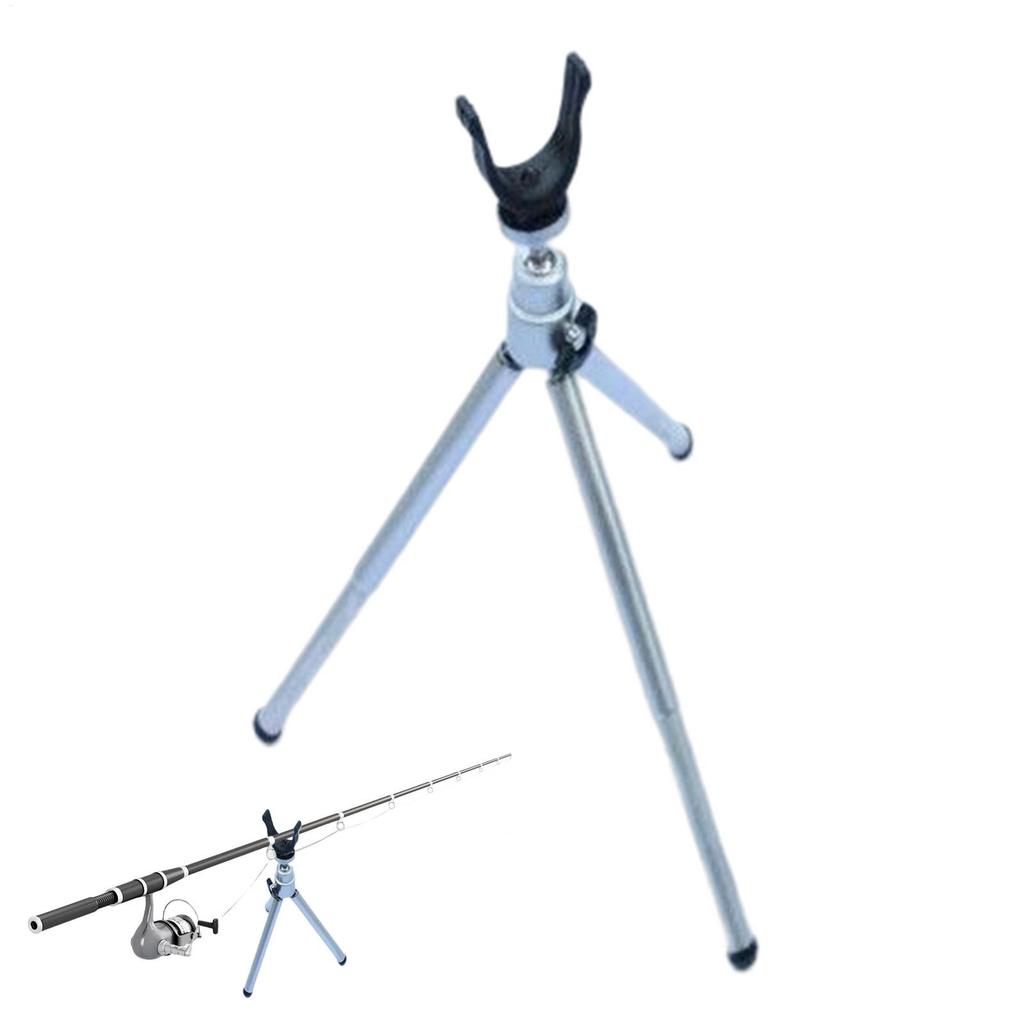 Fishing Tripod Stand Fishing Pole Tripod Bracket Aluminum Alloy Portable Folding Fishing Rod Tripod Stand For Ice Fishing