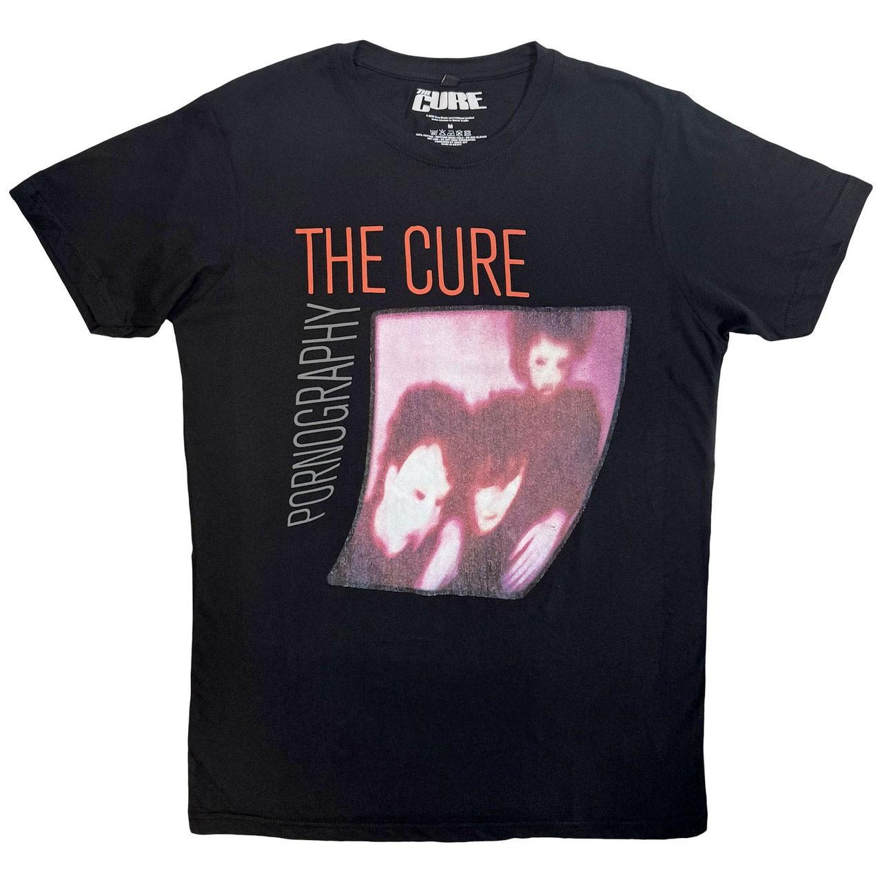 The Cure - Pornography Photo Warped - Black Carbon t-shirt L