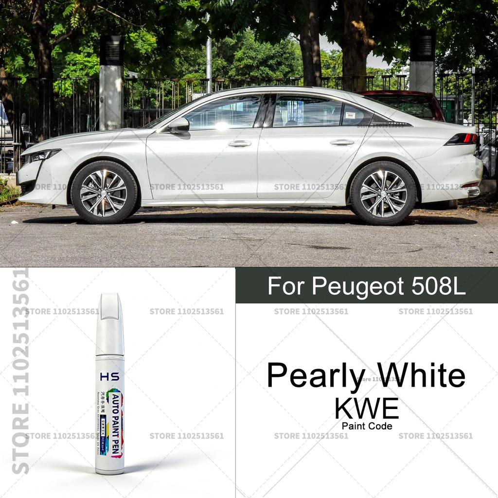 For Peugeot 508 Car Paint Repair Pen Restores Original Factory Paint Finish Gray ESV Pearly White KWE Red EKZ Artense Grey KCA Touchup Paint2