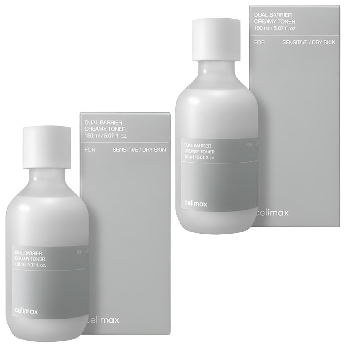 [CELIMAX] Двойной барьерный кремовый тонер для лица 150 мл 150ml X 2PCS