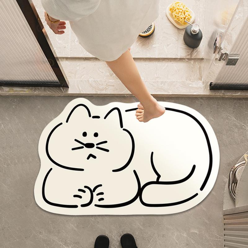 Коврик для душа Диатомитовый коврик для двери в плавательный бассейн Нескользящие — фото 4