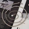 Xiaoxiangfeng Waist Chain Women's Metal Chain with Skirt Dress Sweater Decorative Belt