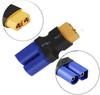 Set of 4 XT60 Female To EC5 Male Adapters | Connect LiPo Batteries To RC Devices | Ideal for Airplanes, Cars, Helicopters | Yellow, Plastic