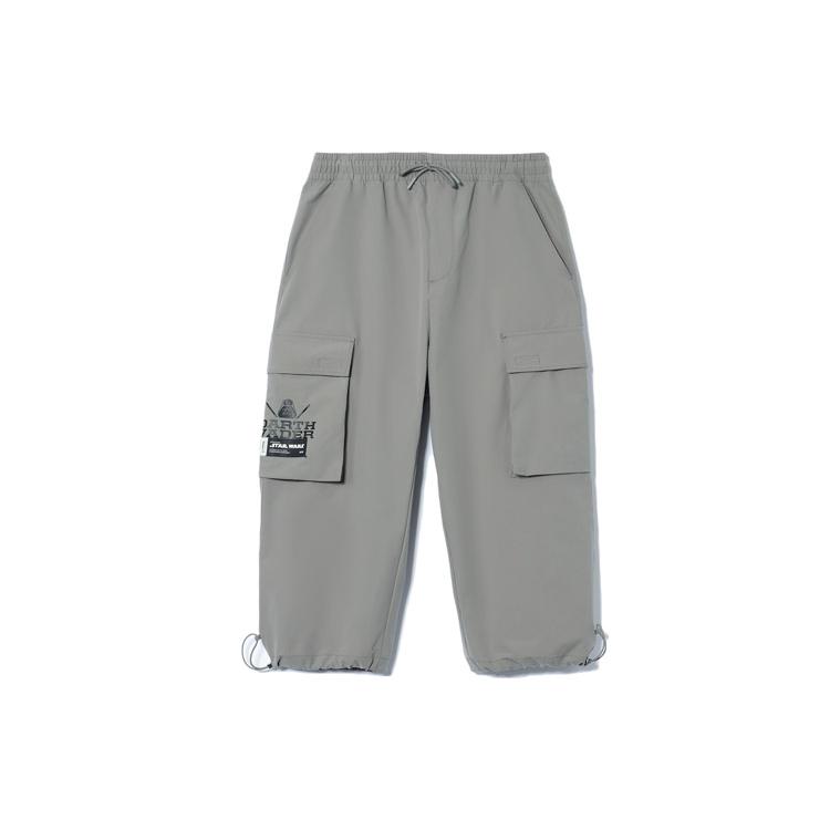 Li Ning X XINGQIUDAZHAN,LIANMINGKUAN Cargo Pants Men's Gray AKQR115-1