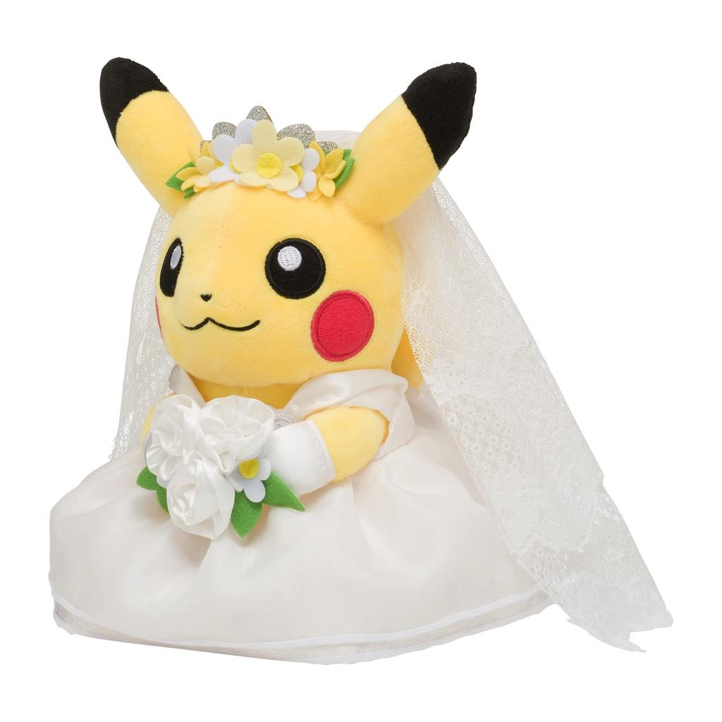 Center Original Plush Toy Pikachu Female Garden Wedding 20 X 16 X 13 Cm X W X Pokémon Pokémon (H D)