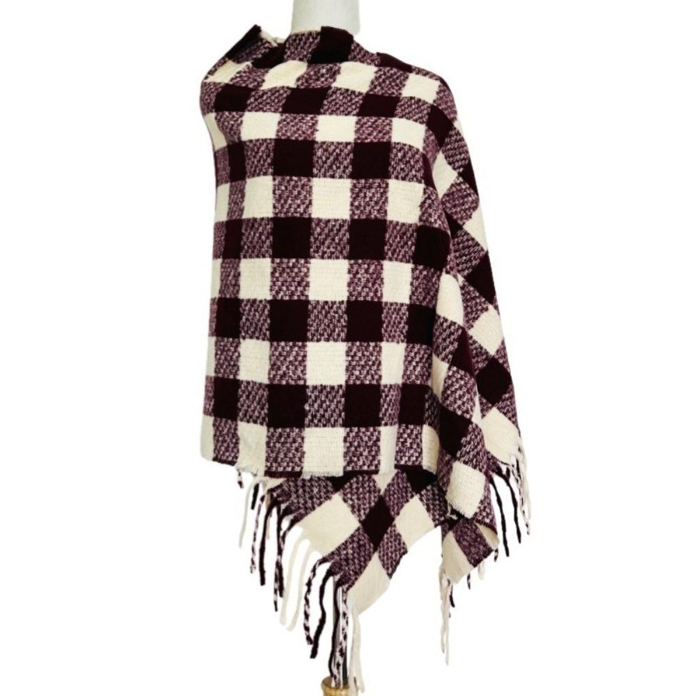Coldproof Wool Tassel Scarf Korean Style Women Cashmere Shawl Winter Cashmere Scarves  Female