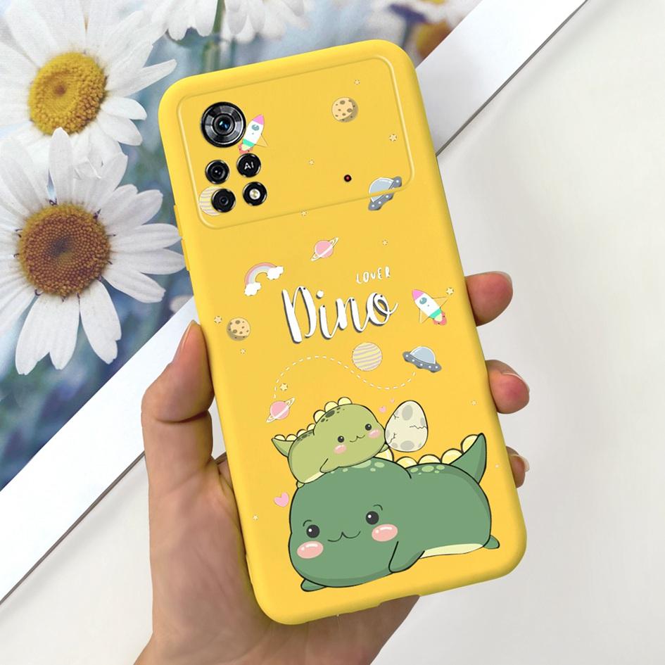 For Xiaomi Poco X4 Pro 5G Case Cute Astronaut Shockproof Silicone Soft Funda Phone Cover For Xiomi Poco X4 Pro Protective Bumper