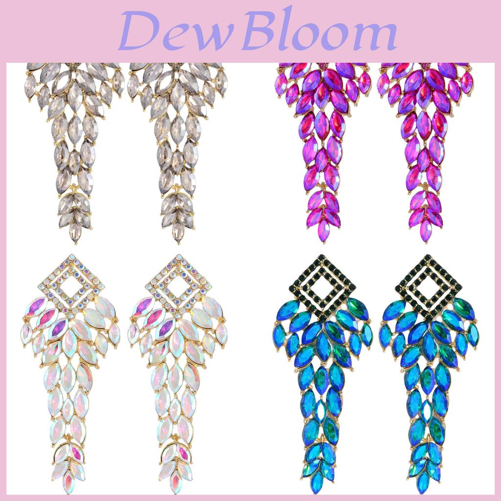 Geometric Alloy Earrings With Colored Zirconia For Wedding And Party Wear