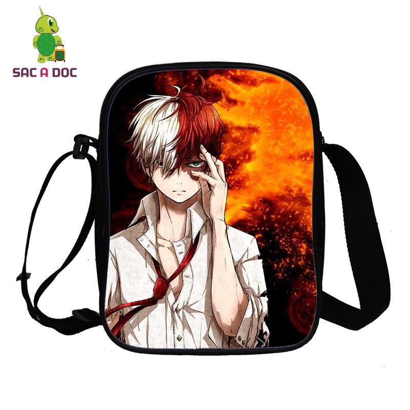 Anime My Hero Academia My Hero Academia Peripheral Printed Messenger Bag Full Color Personality Shoulder Bag