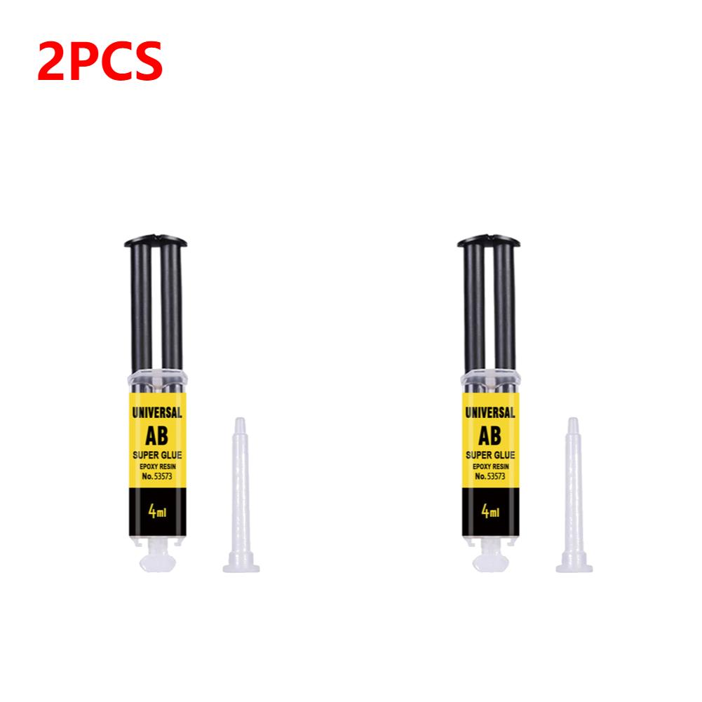 10-1 st 4/25 ml Låda Epoxiharts AB-lim Vattentät Högtemperaturbeständig Allround Reparation Tryckrörslim Träbearbetning