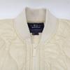 Woolrich WJOU0103 Ivory Quilted Ribbed Color Padded Coat Coat S IvoryUsed