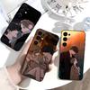 T-Tears On A Withered Flower Phone Case For Samsung S25,S24,S21,S22,S23,S30,Ultra,S20,Plus,Soft Silicone Black Cover