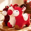 Throw Pillow Lamb Stuffed Animal 60CM New Year Sheep Doll Sheep Year Plush Doll  Holiday Decoration