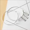 Keychain Charms Exquisite Lettering Craft Accessory Small Necklace Words Inspirational Make Pendant Ornament for Handicrafts