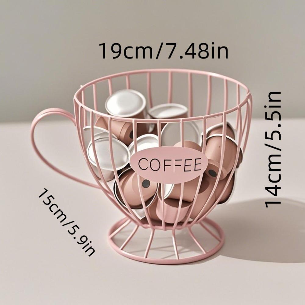 Large Capacity Coffee Pod Holder Irregular Shape Coffee Pod Coffee Capsule Holder Home Decoration Storage Cup
