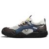 Warrior Summer Lightweight Breathable Classic Versatile Casual Sports Shoes Men Sneakers Light-Brown Navy-Blue WXY-R046N03