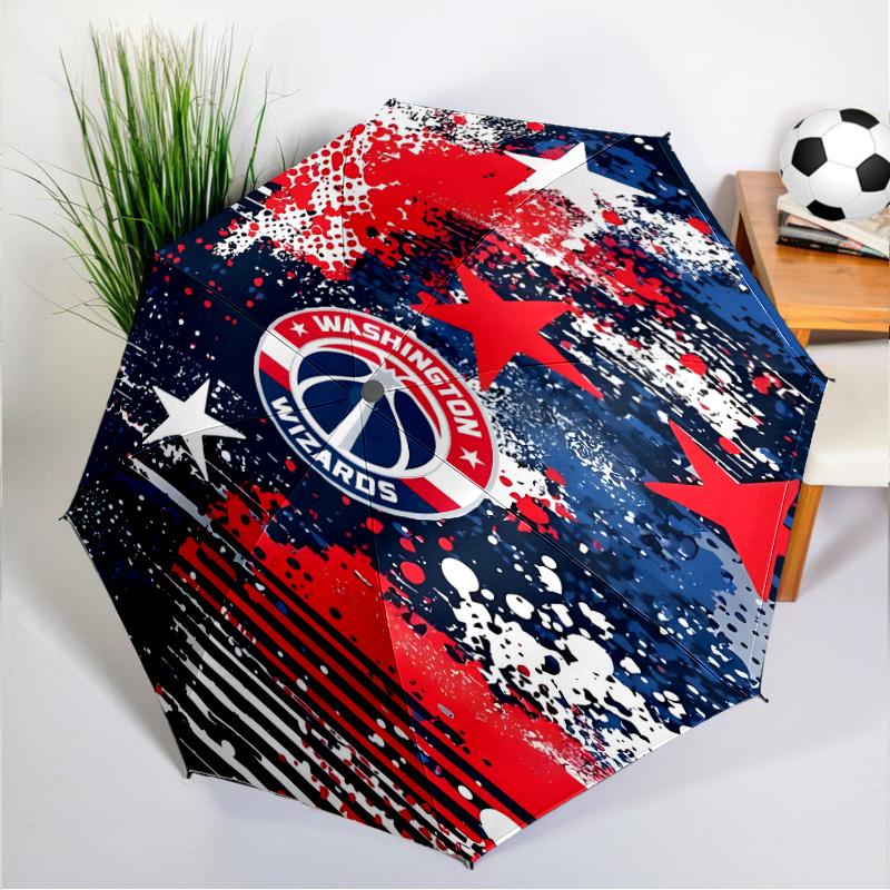 Washington basketball Stars Umbrella 8-Frame for Travel, Camping, Casual Lightweight Portable Umbrella, Essential for Every Family Holidays Gift