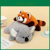 Plush Raccoon Koala Pillow Toy With Soft Fabric For Kid Comfort And Napping