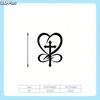 Premium Heart-Shaped Metal Wall Art for Autumn, Valentine's & Weddings