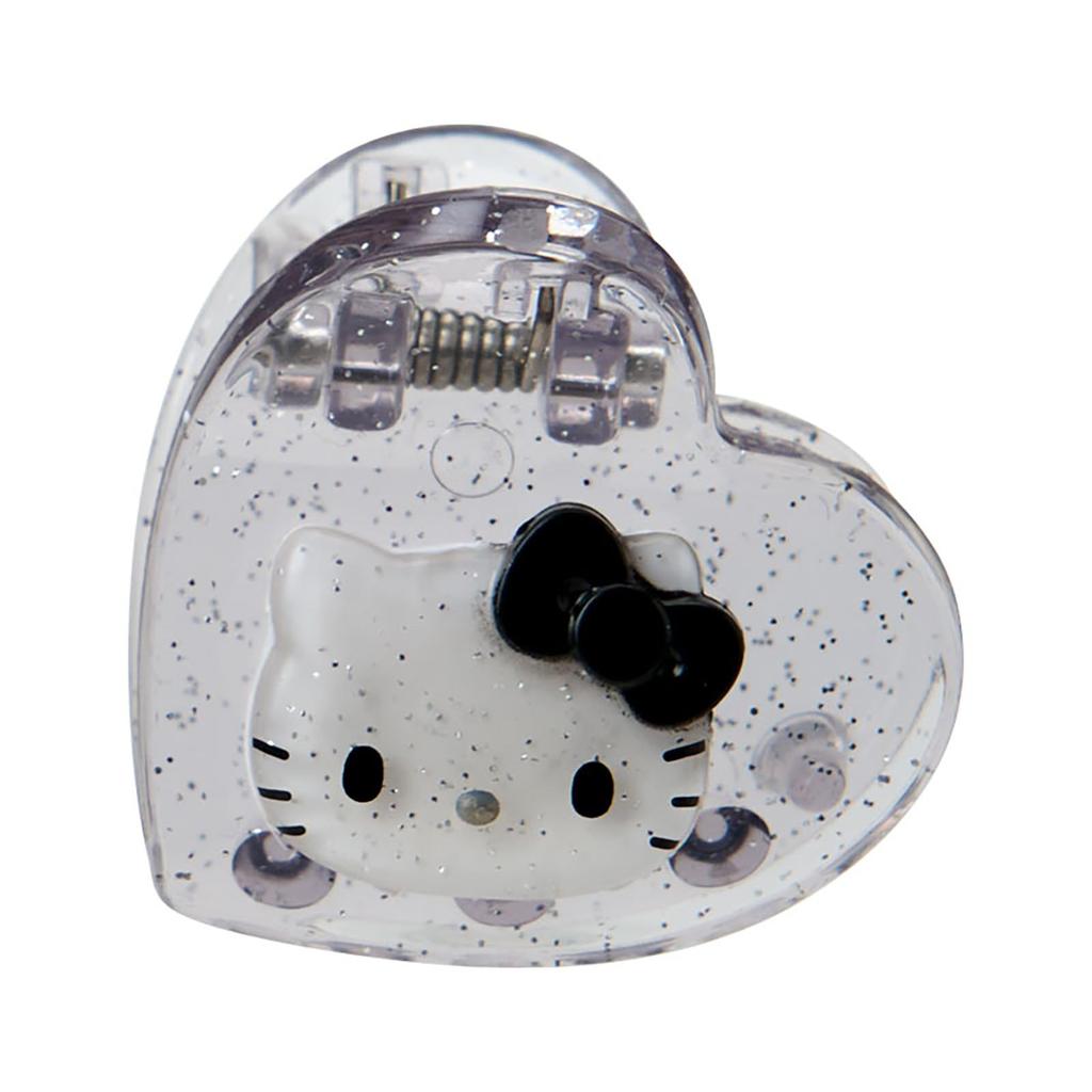 Sanrio Mini Hair Set of Hello Silver ABS Ages 3 and 159034 Clips, 4, Kitty, Resin, Up,