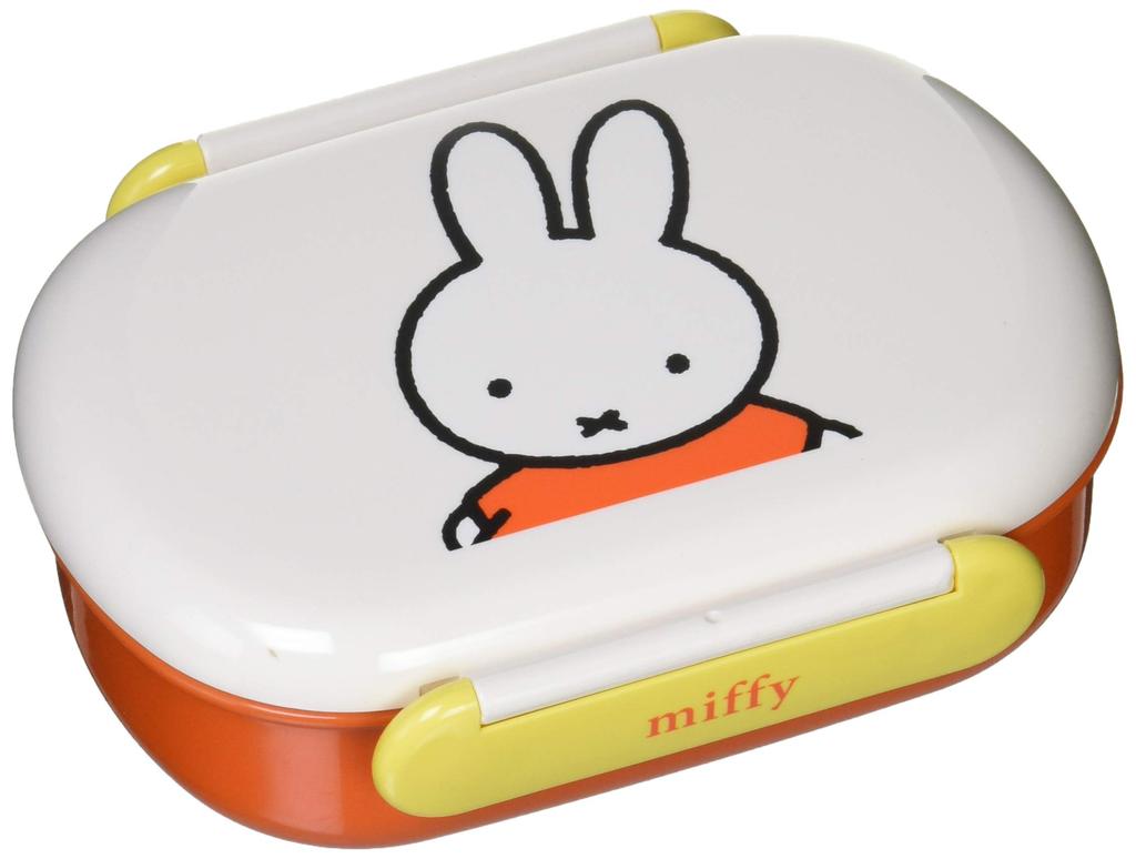 Kutsuwa Miffy sealed oval lunch box 270ml miffy Kids Lunch Series MF567 single-tier