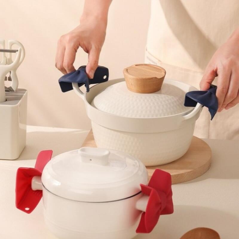 

Silicone Ribbon Pot Handle 2P 4. Indie Pink (2p)