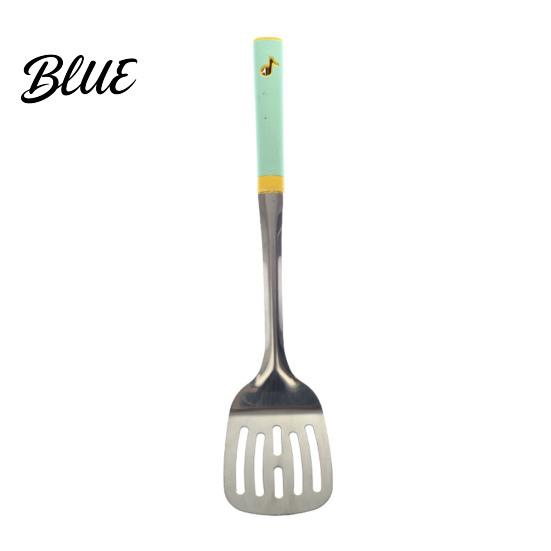 Durable Slotted Colander Spoon Stainless Steel Kitchen Utensil Spatula Ladle Turner Rice Spoon Cooking Tools for Home Heat-Resistant Soup