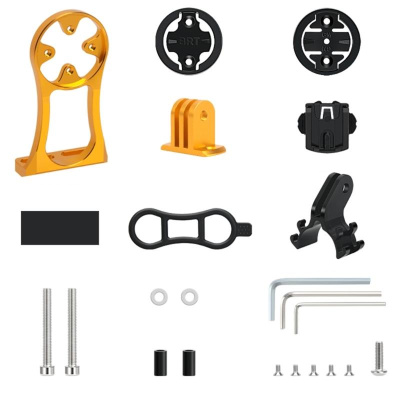 Bicycles Computer Mount Adjustable Holder Cycling Extension Mount for Handlebars Bikes Computer Camera Stem Brackets
