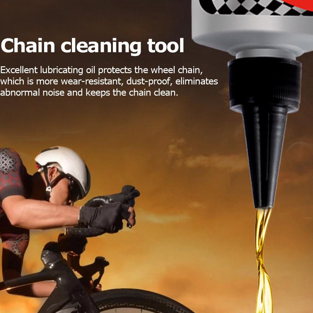 100ml Bicycle Dry Lubricant Oil, Special for MTB Road Mountain Bike, Works for Chain Fork Flywheel, Anti-Rust Reduces Friction