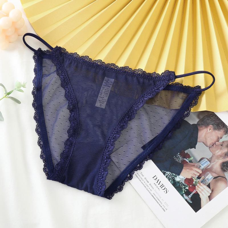 

Новые женские бесшовные кружевные трусики - Дышащие, Прозрачные, Ластовица из чистого хлопка, Большой размер, Соблазнительный треугольник. L [105-130 kg]